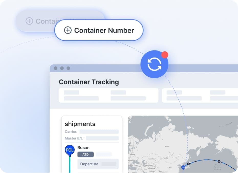 Vollständige Container-Routen- und Verlaufsverfolgung