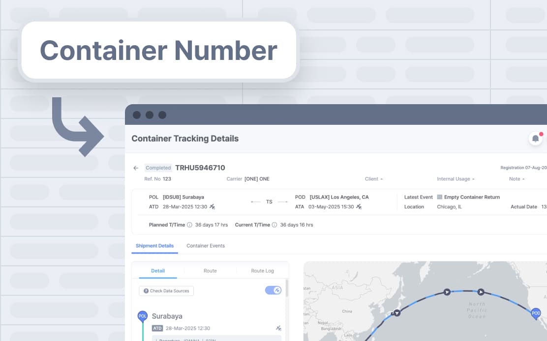 Track Instantly with Just Your Container Number