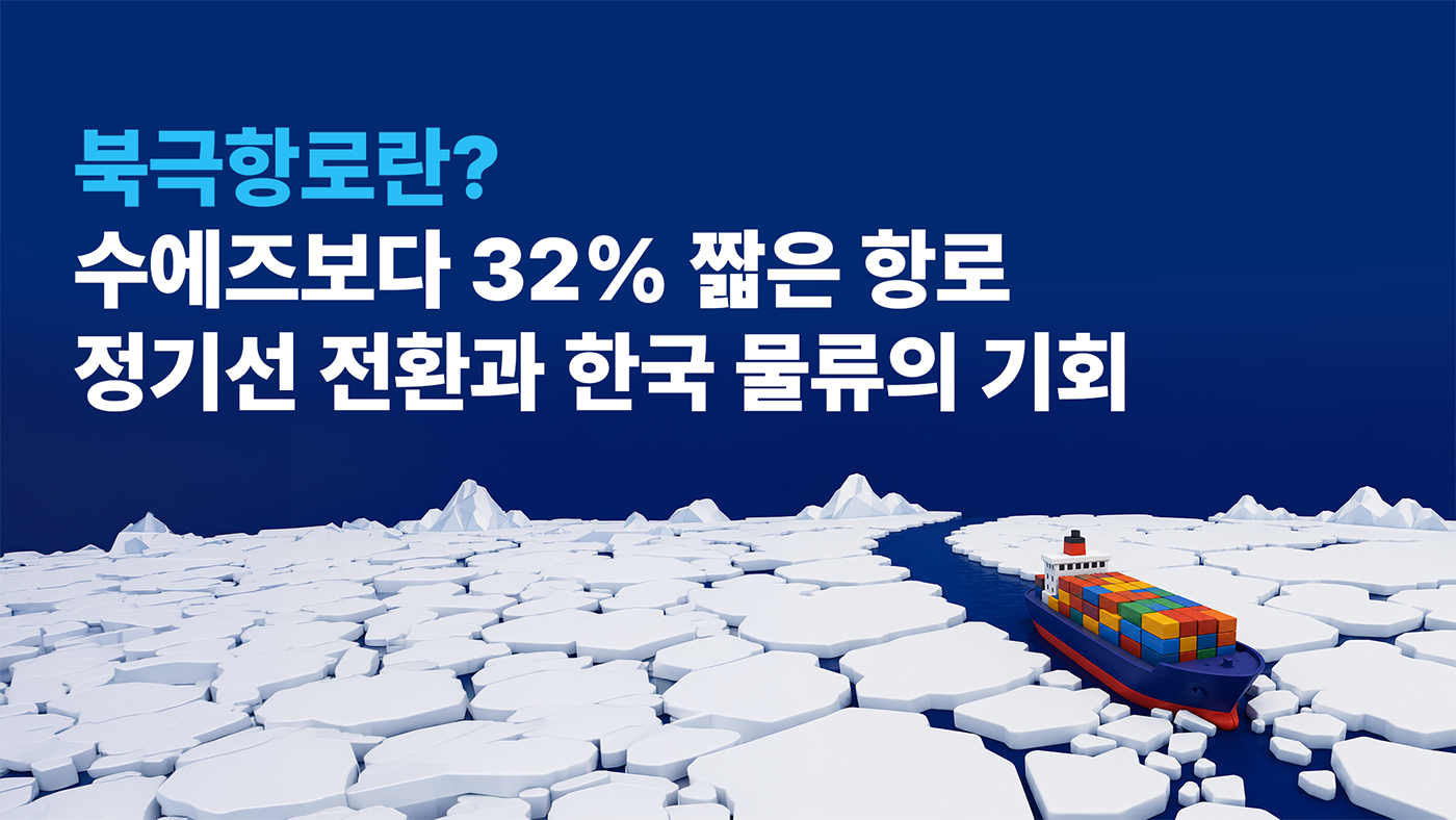 북극항로란? 수에즈보다 32% 짧은 항로, 정기선 전환과 한국 물류의 기회